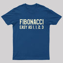 FIBONACCI Front and Back Printed T-Shirt