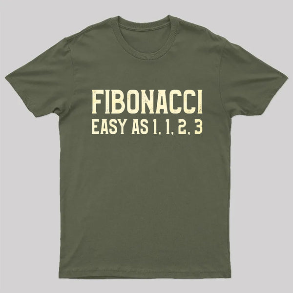 FIBONACCI Front and Back Printed T-Shirt