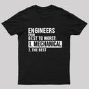 Engineers From Best To Worst Mechanical Engineering T-Shirt