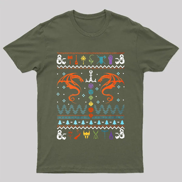 DND Dragon Dice Weapon T-Shirt