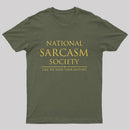 National Sarcasm Society T-Shirt