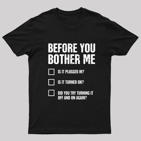 Tech Support IT Checklist T-Shirt