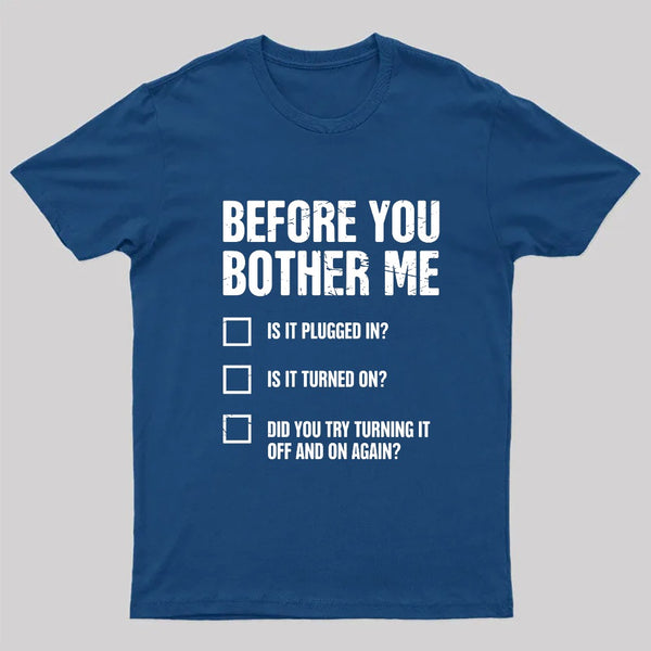 Tech Support IT Checklist T-Shirt