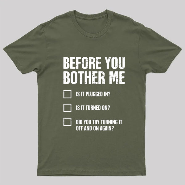 Tech Support IT Checklist T-Shirt