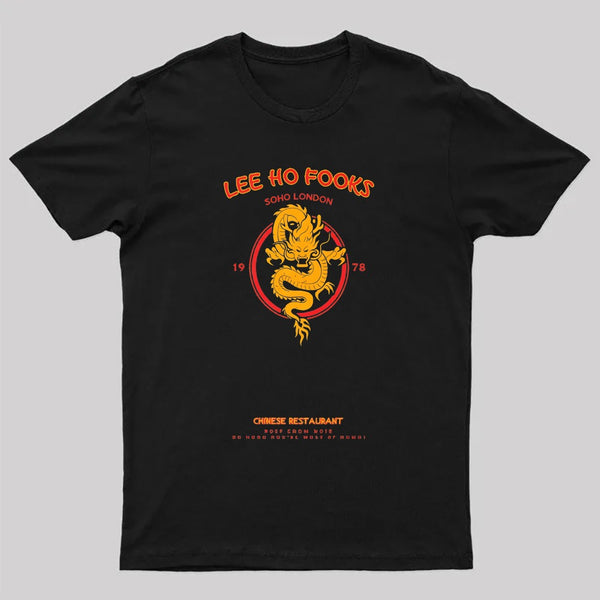 Lee Ho Fooks Vintage Front and Back Printed T-Shirt