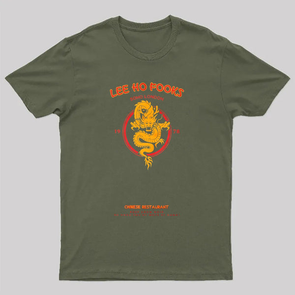 Lee Ho Fooks Vintage Front and Back Printed T-Shirt