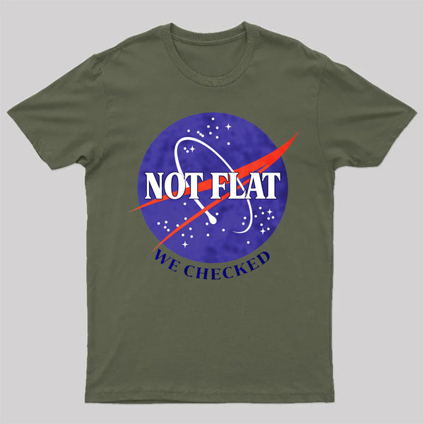 Not Flat Science Nerd T-shirt