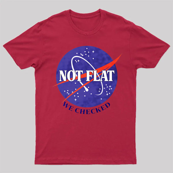 Not Flat Science Nerd T-shirt