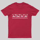 Arsenal (Ar-Se-N-Al) Periodic Elements Spelling T-Shirt