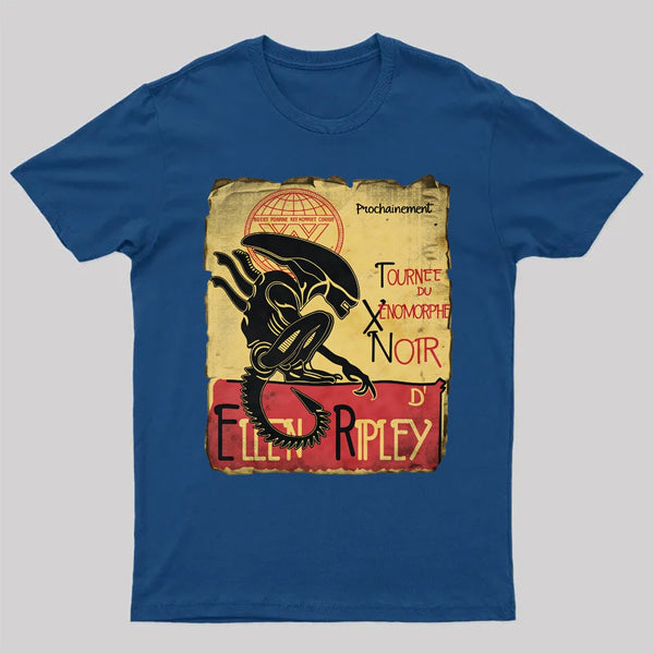 Tournee Du Xenomorphe Doir T-Shirt