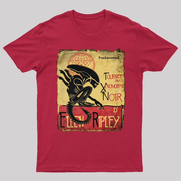 Tournee Du Xenomorphe Doir T-Shirt