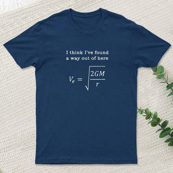 Escape Velocity Gravity Physics Engineer T-Shirt