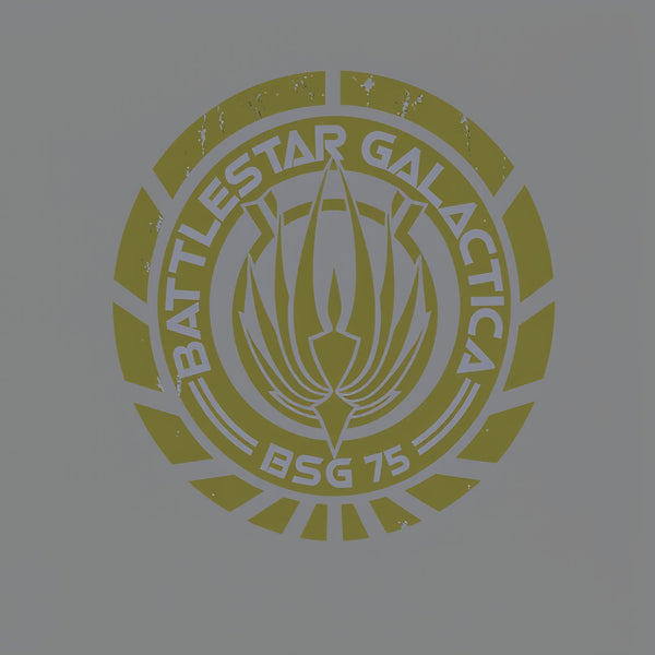 Battlestar Galactica Crest Nerd T-Shirt