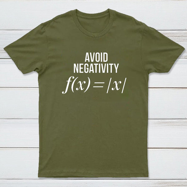 Avoid Negativity Geek Science T-Shirt