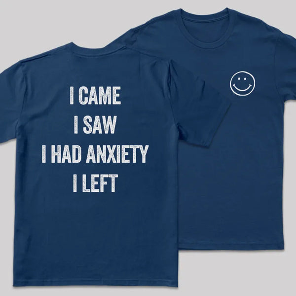 Social Anxiety Chronicles Front and Back Printed Geek T-Shirt