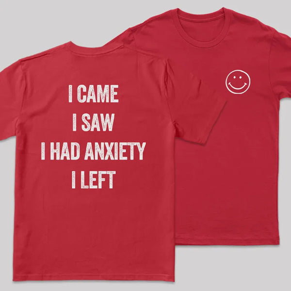 Social Anxiety Chronicles Front and Back Printed Geek T-Shirt