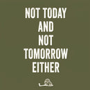 MEH Not Today Front and Back Printed Geek T-Shirt