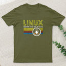 Linux Born To Be Root Geek T-Shirt