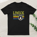 Linux Born To Be Root Geek T-Shirt