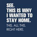 Stay Home Front and Back Printed Geek T-Shirt