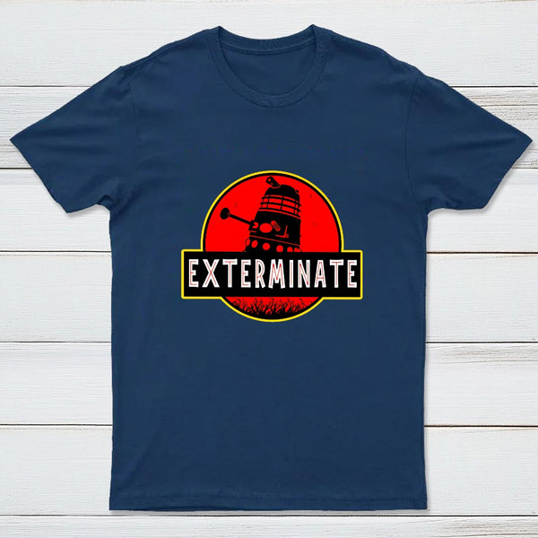Darlek Exterminate Jurassic Park Dr Who Geek T-Shirt