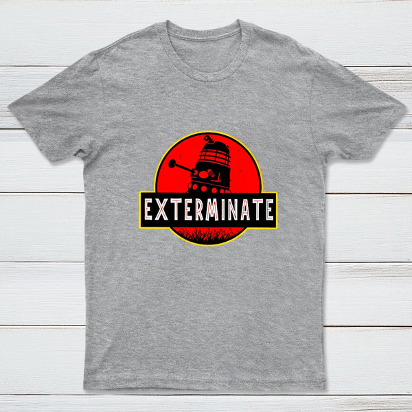 Darlek Exterminate Jurassic Park Dr Who Geek T-Shirt