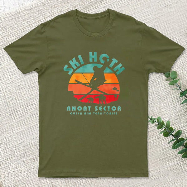 Ski Ice Planet Geek T-Shirt