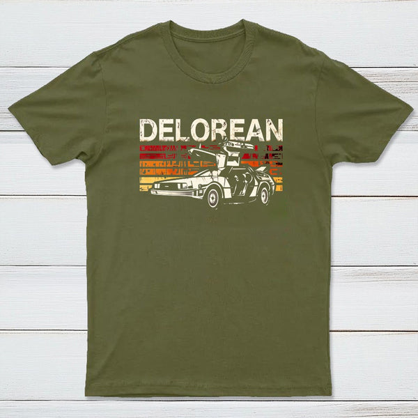 Retro Delorean Geek T-Shirt