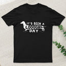 Dachshund Dog Its Been a Long Day Nerd T-Shirt
