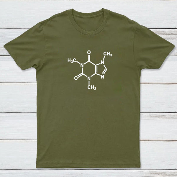 Caffeine Molecule Arm T-Shirt