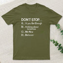 Dont Stop 80S Songs Multiple Choice teeforgeeks T-Shirt