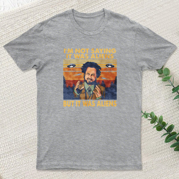 Giorgio Tsoukalos Aliens It Was Aliens teeforgeeks T-Shirt