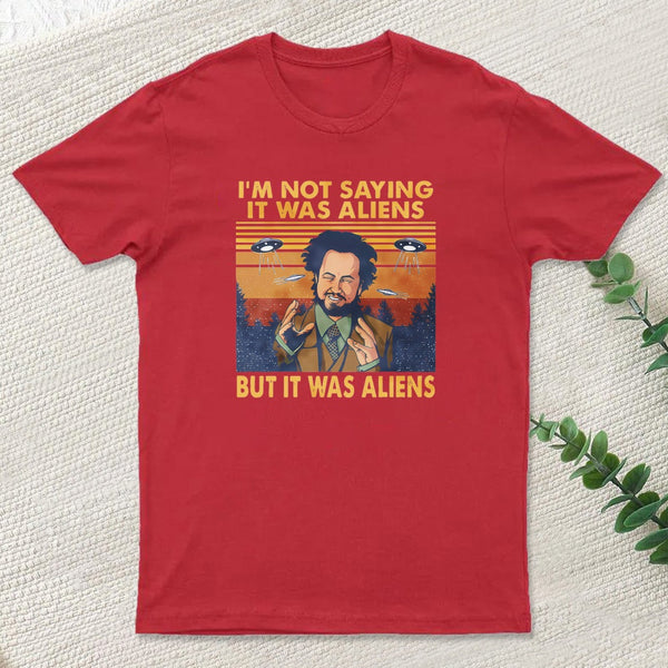 Giorgio Tsoukalos Aliens It Was Aliens teeforgeeks T-Shirt