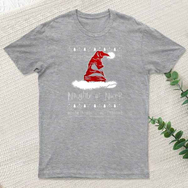 Naughty Or Nice Sorting Santa Claus teeforgeeks T-Shirt