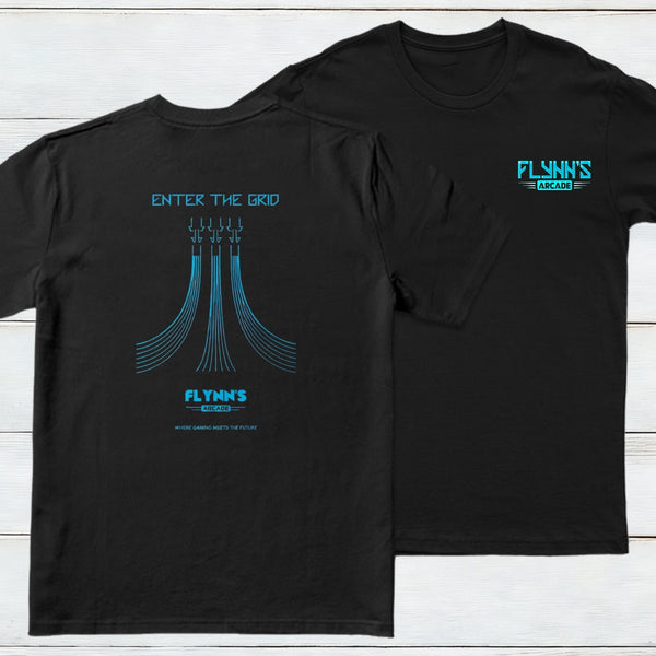 Enter The Grid Front And Back Printing teeforgeeks T-Shirt