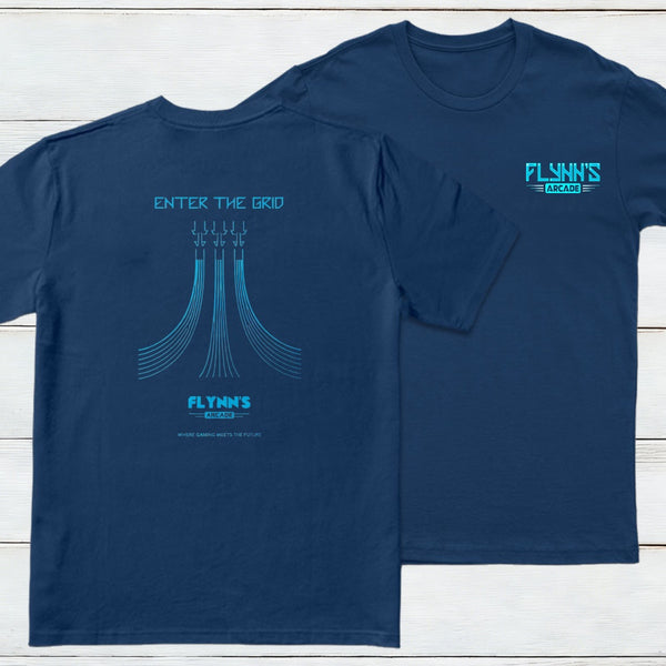 Enter The Grid Front And Back Printing teeforgeeks T-Shirt