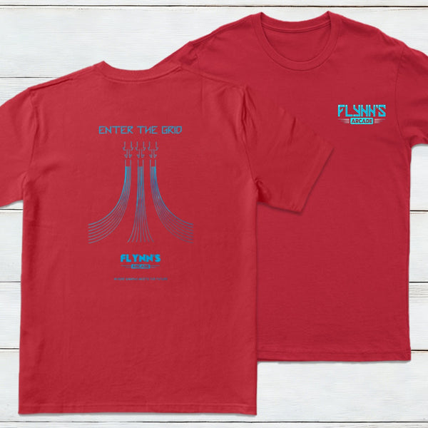 Enter The Grid Front And Back Printing teeforgeeks T-Shirt