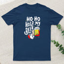 Ho Ho Hold My Beer Funny Santa Claus Ugly Sweater teeforgeeks T-Shirt