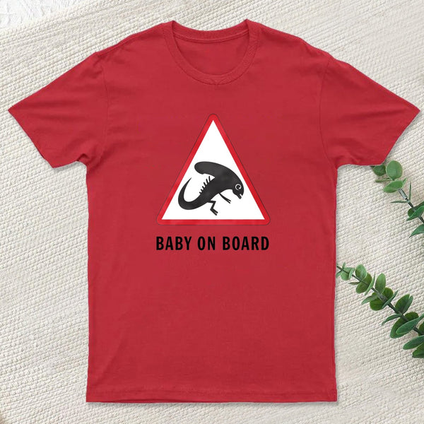 Baby On Board Alien Xenomorph T-Shirt