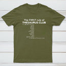 The First Rules Of Thesaurus Club T-Shirt