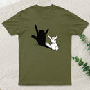 Funny Rabbit Hand Shadow T-Shirt
