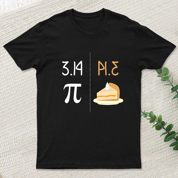 Funny Pi Mirror Image Of 3.14 Is Pie T-Shirt