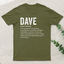 Personalized Definition Funny Dave T-Shirt