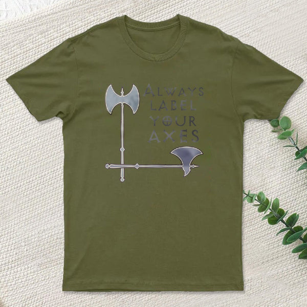 Label Your Axes Funny Math T-Shirt
