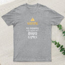 Warning May Randomly Talk About Board Games Nerd T-Shirt
