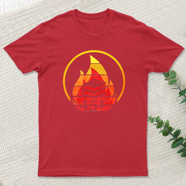 Fahrenheit 451 Retro Nerd T-Shirt