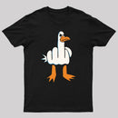 Rude Seagull Design Funny T-Shirt