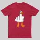 Rude Seagull Design Funny T-Shirt