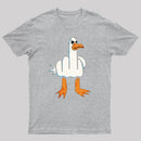 Rude Seagull Design Funny T-Shirt