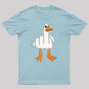 Rude Seagull Design Funny T-Shirt